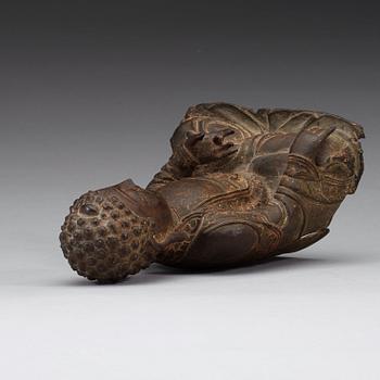 BUDDHA, brons. Ming dynastin (1368-1644).