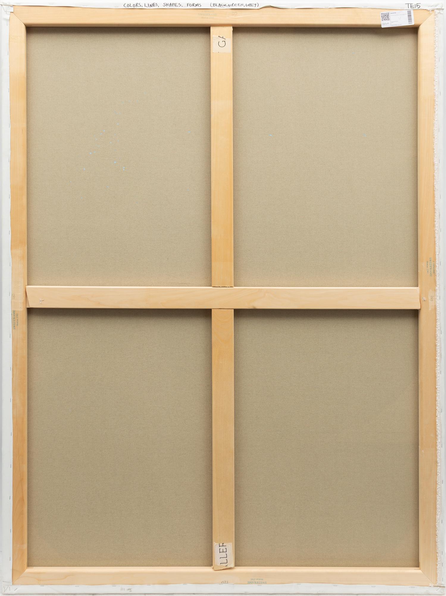 Thomas Elovsson, "Colors, Lines, Shapes, Forms (Black, Green, Grey)".