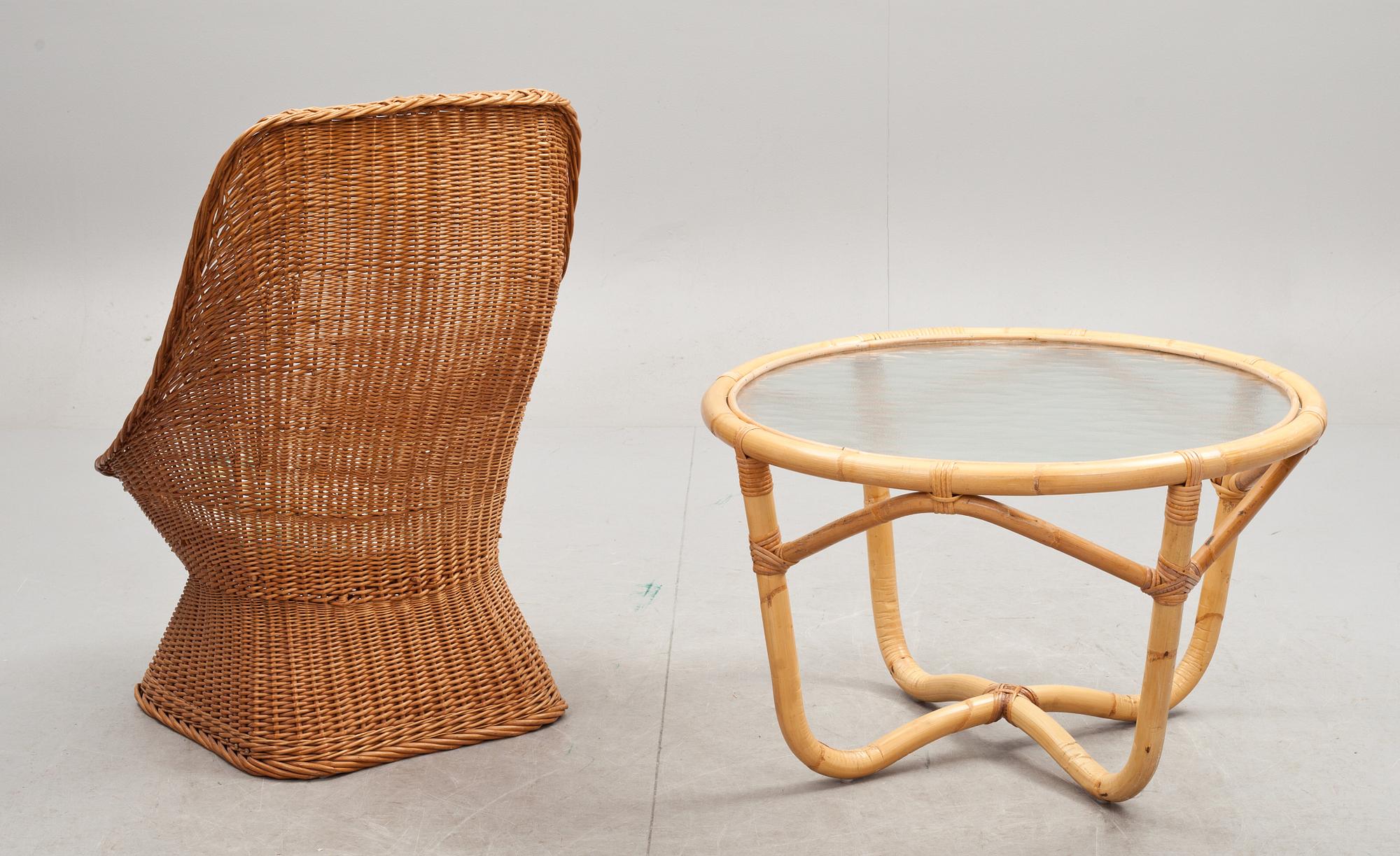 KORGSTOL och BORD, 1900-tal.