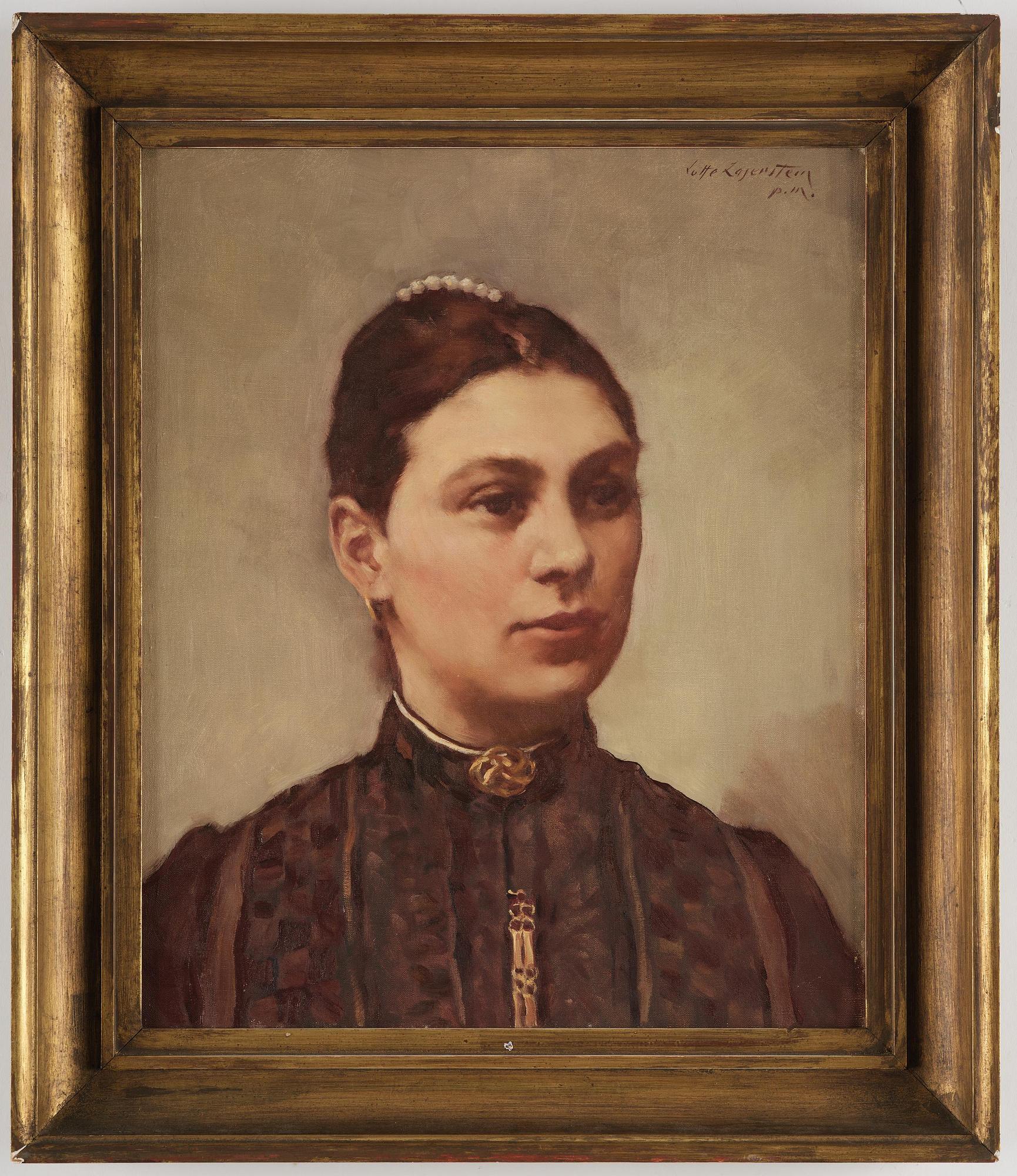 Lotte Laserstein, Portrait of a woman.