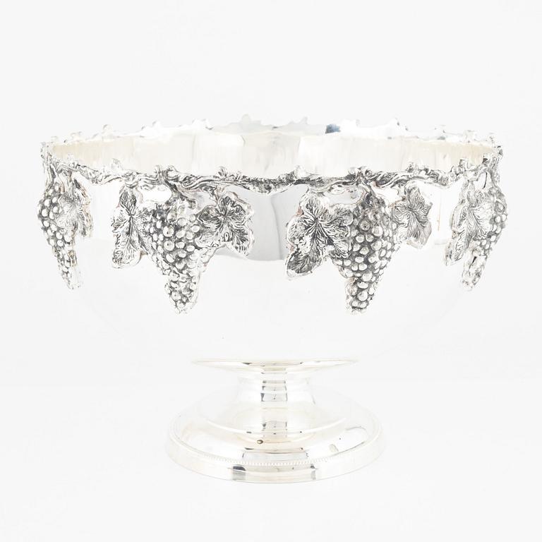 A Silver Plated Wine Cooler, late 20th century.