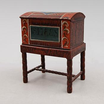 KISTA PÅ BENSTÄLLNING, Lima, 1800-talets mitt.