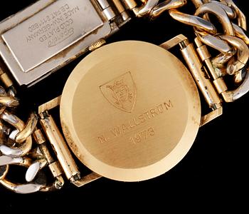 ARMBANDSUR, guld/double Certina, omkr 1900-talets mitt.