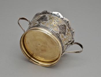 SKÅL, silver, Sovjetunionen, 1900-talets andra hälft. Vikt ca 211g.