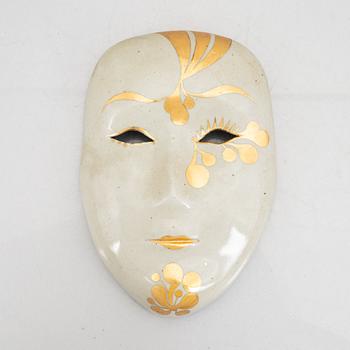 Lisa Larson, mask, stoneware, Gustavsberg.