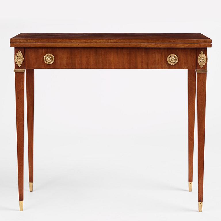 Spelbord, av Georg Haupt (mästare i Stockholm 1770-84), Gustavianskt.