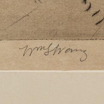 WILLIAM STRANG, etching, signed.