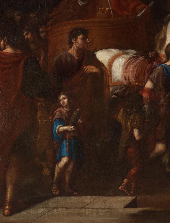 Italian artist, 17th Century, The triumphant Constantine the Great entering Rome.