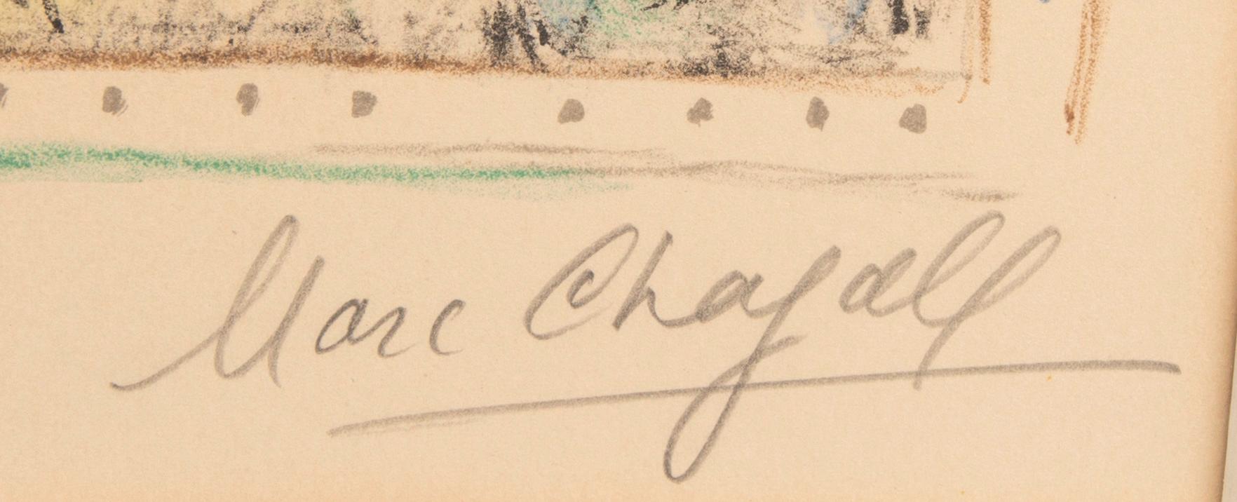 Marc Chagall, färglitogafi signerad och numrerad 18/50.