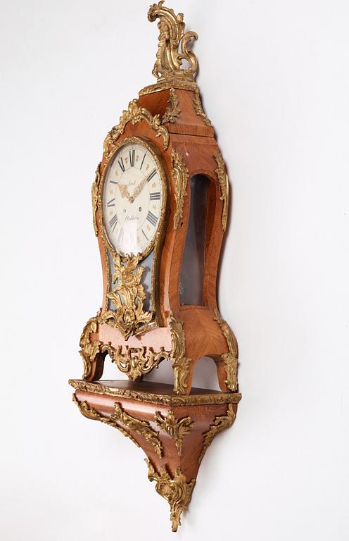 A Swedish Rococo bracket clock by Petter Ernst (1753-84).