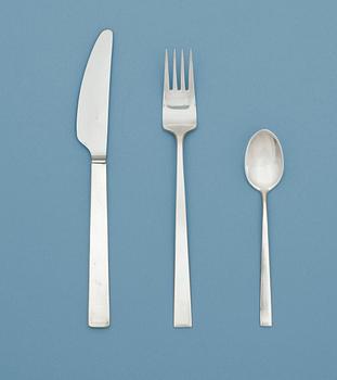 737. A Bertel Gardberg 24 pcs set of 916/1000 silver flatware, Finland 1959-61.