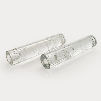 Timo Sarpaneva, kynttilänjalkapari, "Arkipelago"-sarja, Iittala.