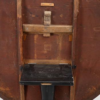 A folding table, Mälardalen, first half of the 19th century.