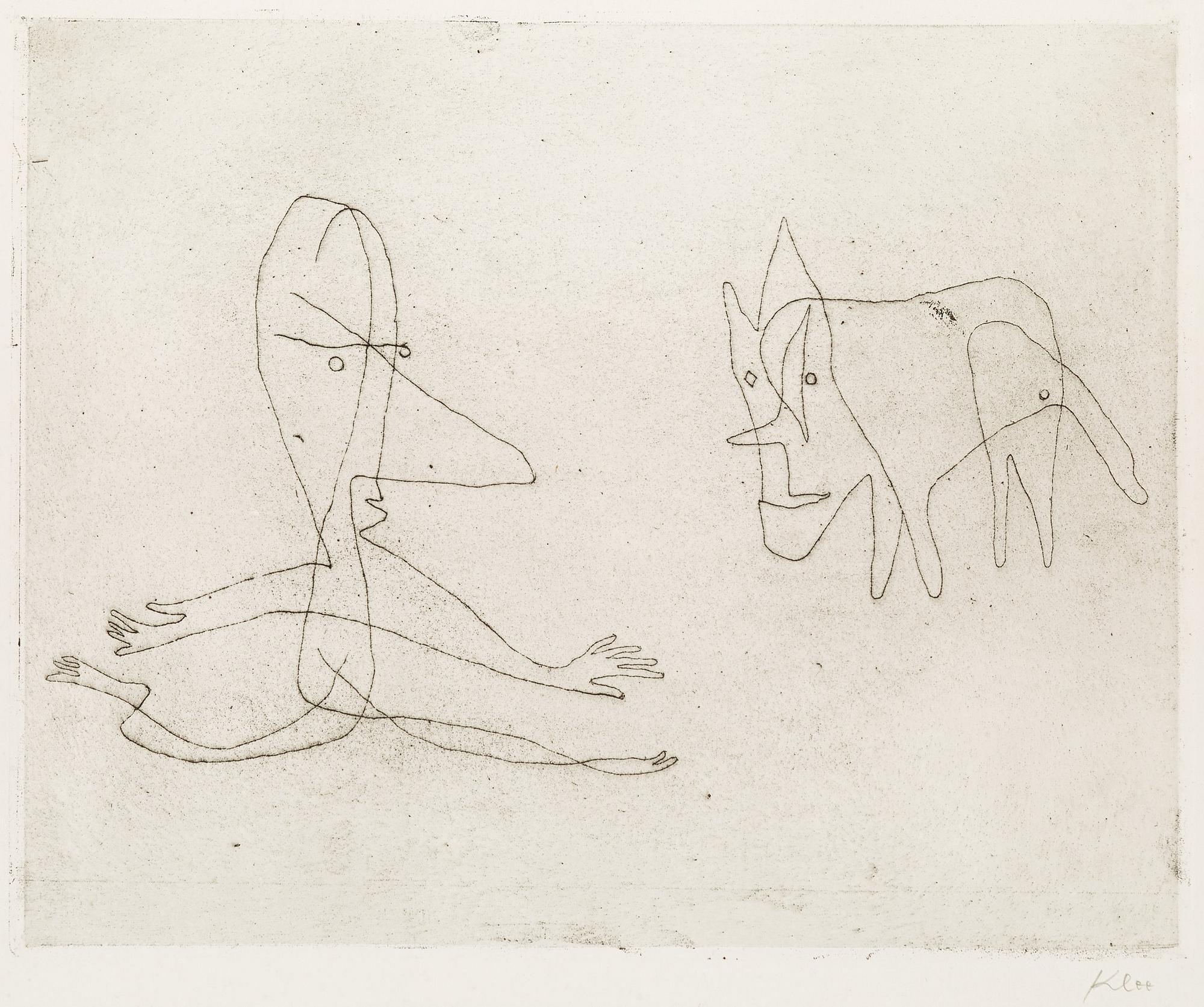 Paul Klee, "Was läuft er?".