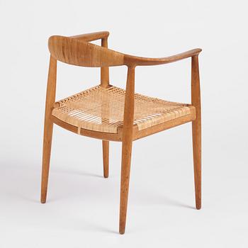 Hans J. Wegner, karmstol, "The Chair" modell "JH 501", Johannes Hansen, Danmark 1950-60-tal.