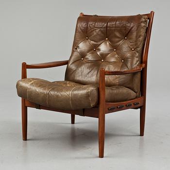 FÅTÖLJ, "Läckö hög", Ingemar Thillmark för OPE, 1900-talets andra hälft.