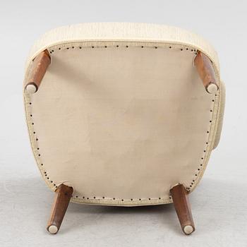 Carl Malmsten, a "Lillpaddan" armchair, Sweden, mid20th century.