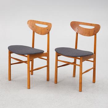 Chairs, a pair, 1950s.