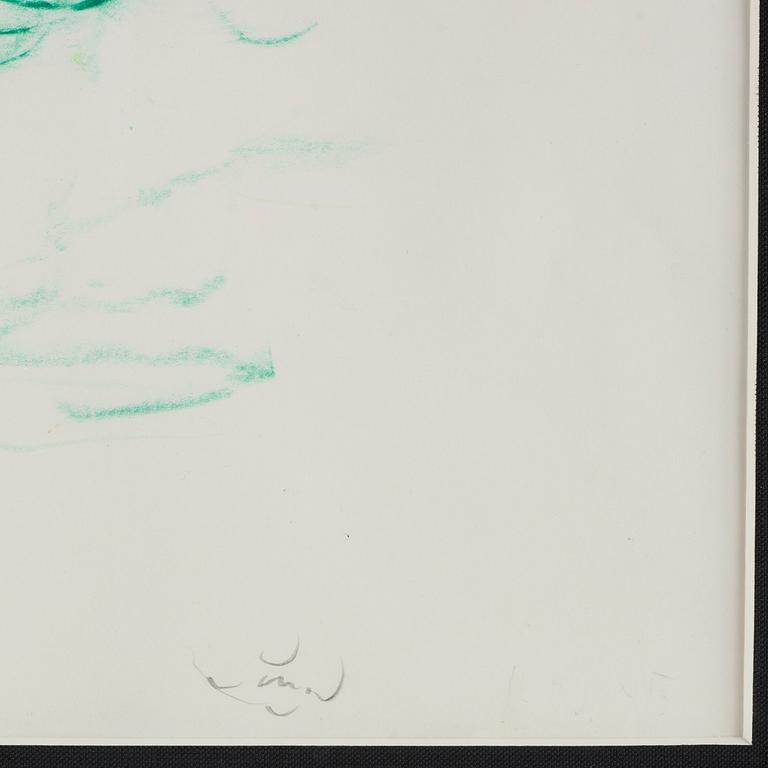 Roberto Matta, ROBERTO MATTA, pastel on paper, signed.