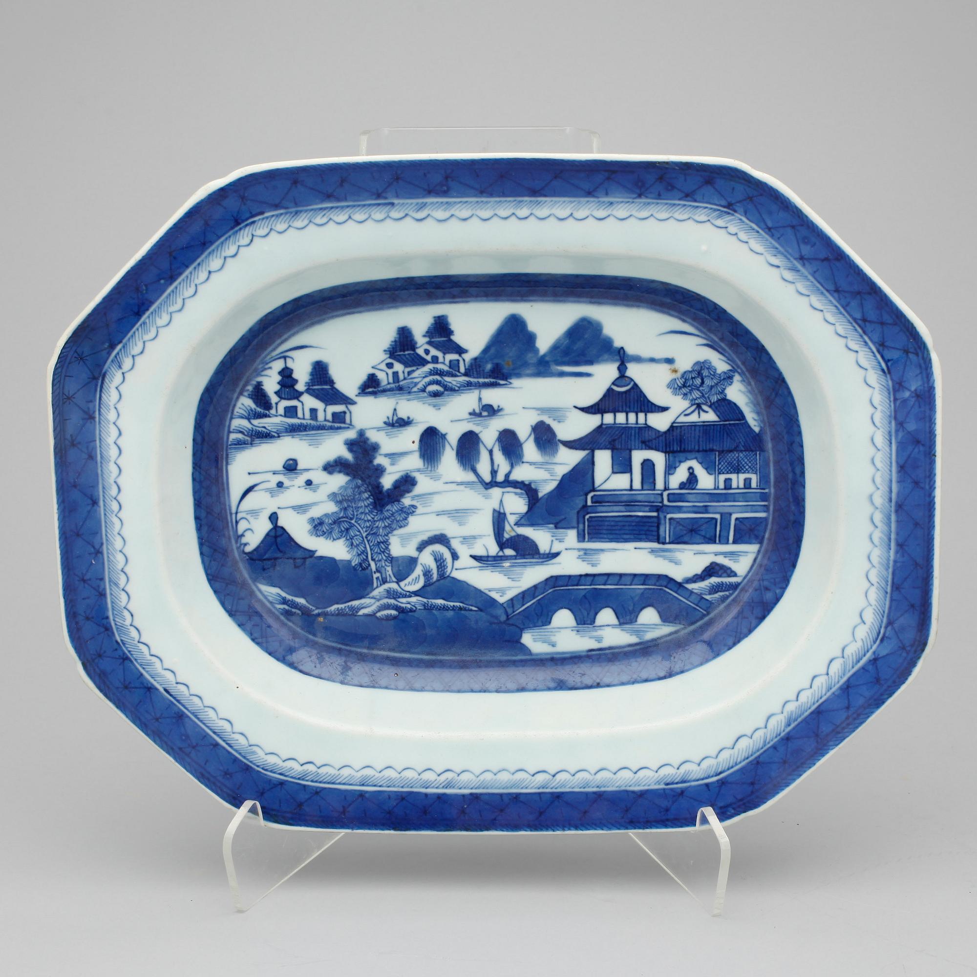 FAT, porslin, Kina 1800-tal.