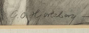 Olle Hjortzberg, Pencil study.