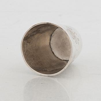 An 18th Century Silver Beaker, likely Norwegian.
