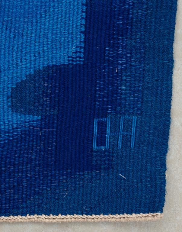 VÄVD TAPET. "Sommaren som var så rar". Tapestry weave (gobelängteknik). 105,5 x 137,5 cm. Signed EEVAHENNA AALTO 1998 PARIS at the back.