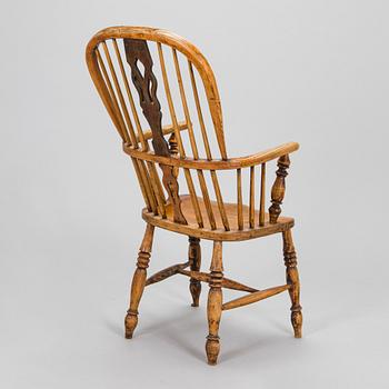 An armchair in Windsor style, 18th century.