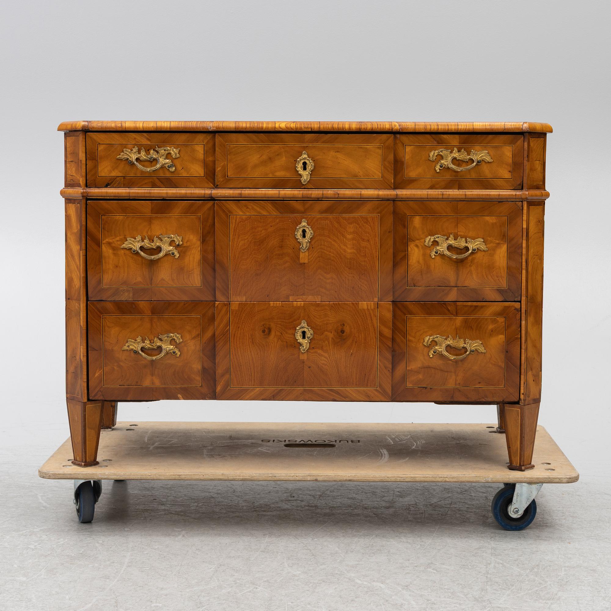 Bureau, Gustavian, 18th century.