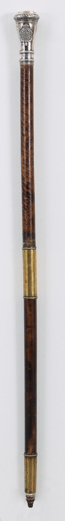 STAV FÖR TAMBURMAJOR, av Pehr Swanander, Alingsås 1784.