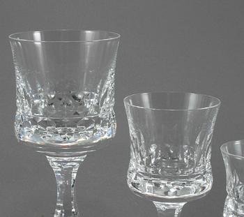 SERVISDELAR, 27 st, glas, "Prince", Göran Wärff, Kosta, 1900-talets slut.