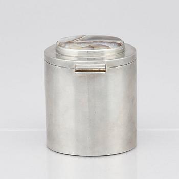 Estrid Ericson, a lidded pewter jar, Svenskt Tenn, Stockholm 1952.