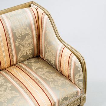 A gustavian sofa, 18th century.