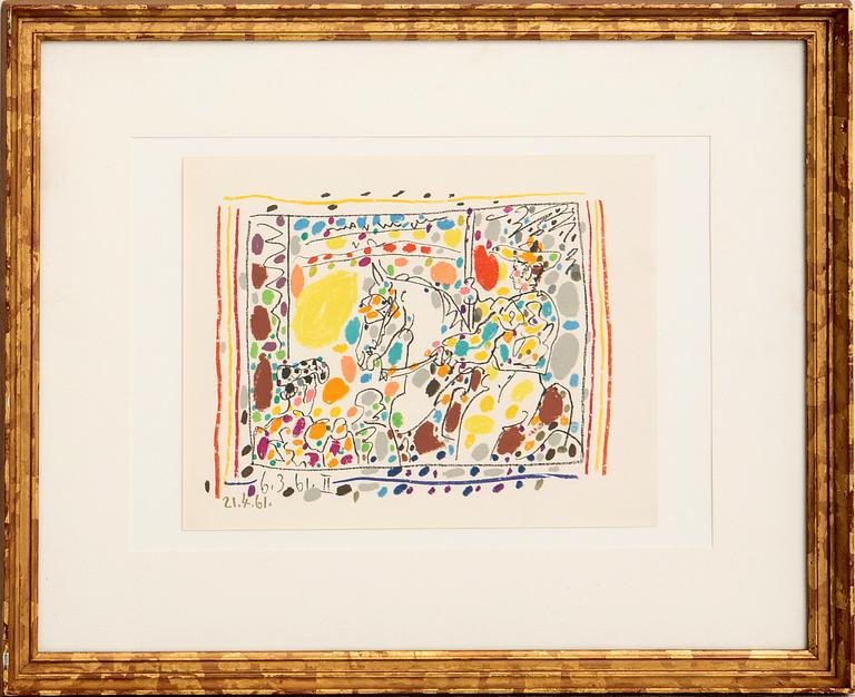 Pablo Picasso, "The Picador II", from "To the Bulls".