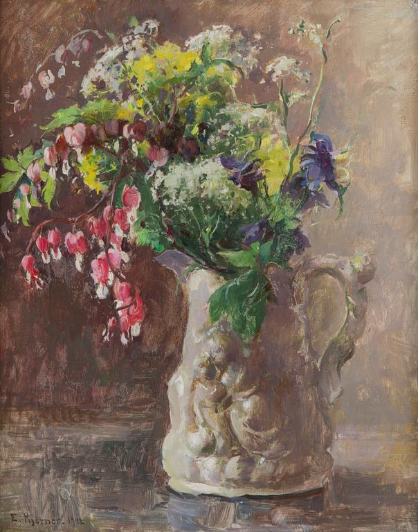 Esther Kjerner, Flowers in a vase.