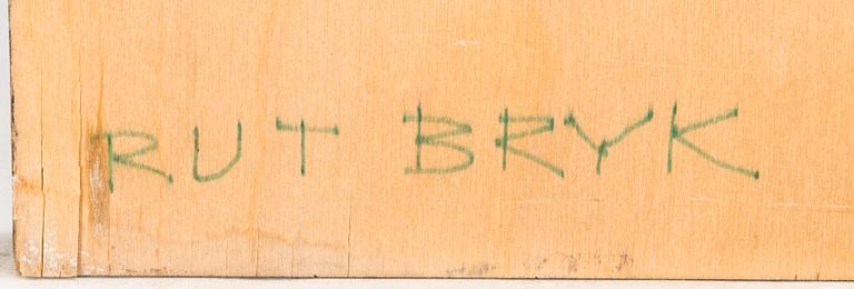 Rut Bryk, a relief signed Rut Bryk.