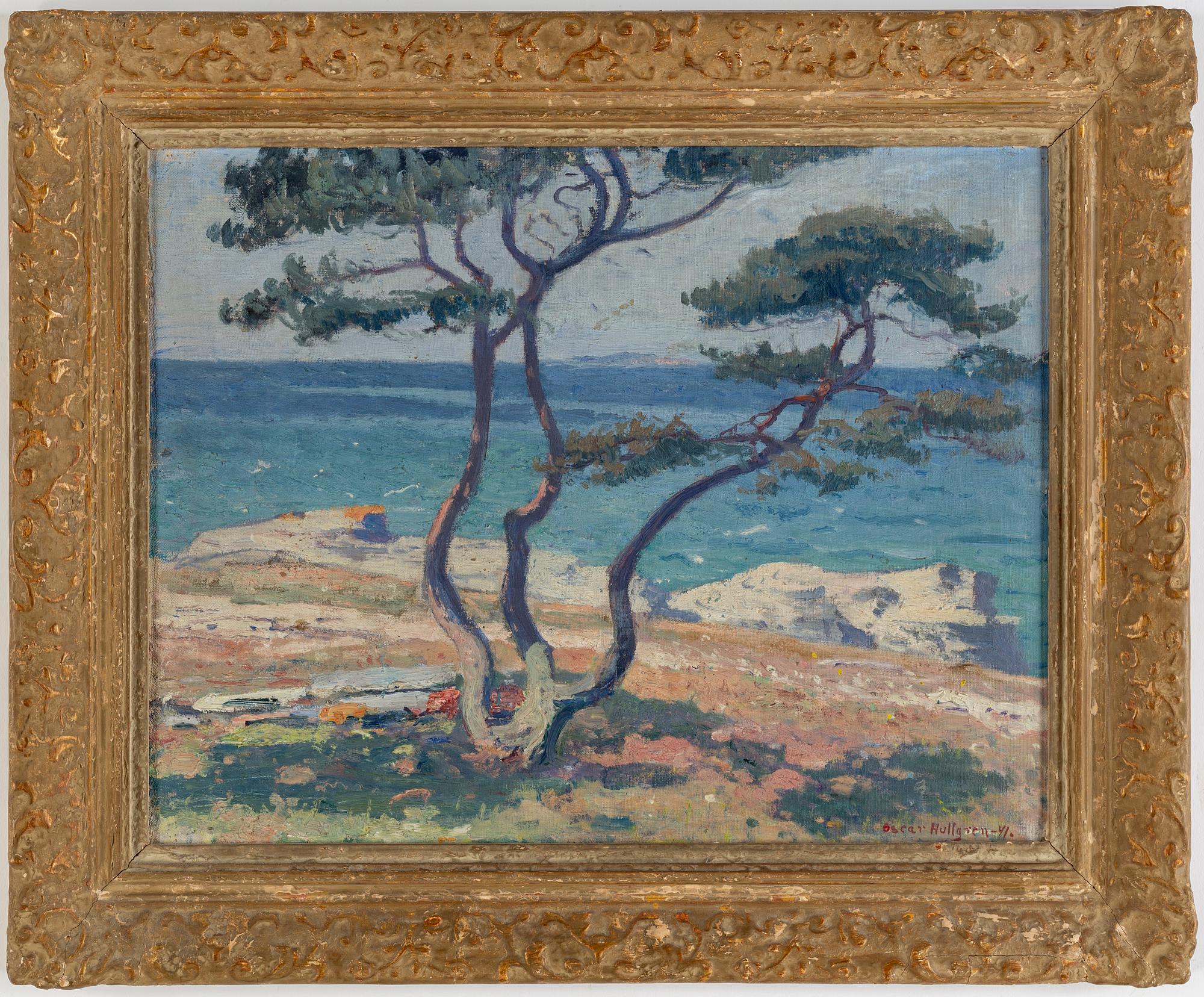 OSCAR HULLGREN, olja på duk/pannå, signerad. och daterad -41.