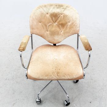 Sam Larsson, a "Sam" leather desk chair for DUX later part of the 20th century.