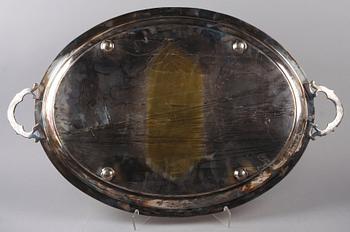 BRICKA, nysilver, 1900-tal.