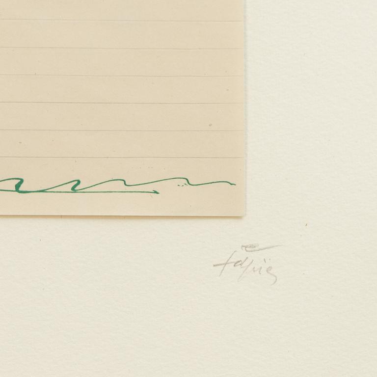 Antoni Tàpies, "El pa a la barca".