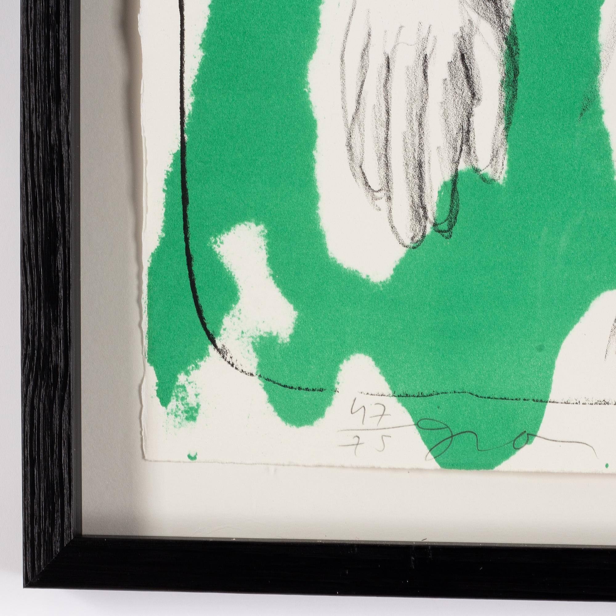 Jim Dine, lithograph in colours, 2011, signed 47/75.