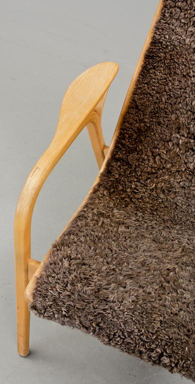 FÅTÖLJ, "Lamino", Yngve Ekström, Swedese, sent 1900-tal.