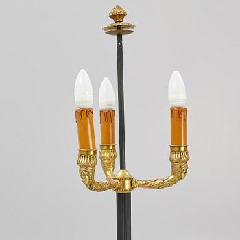 Floor lamp, 20th century, Empire style.