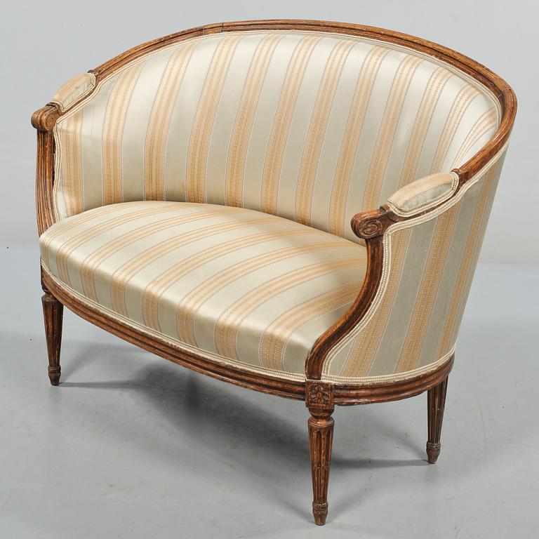 SOFFA, s.k Marquise, Louis XVI stil, 1800-tal.