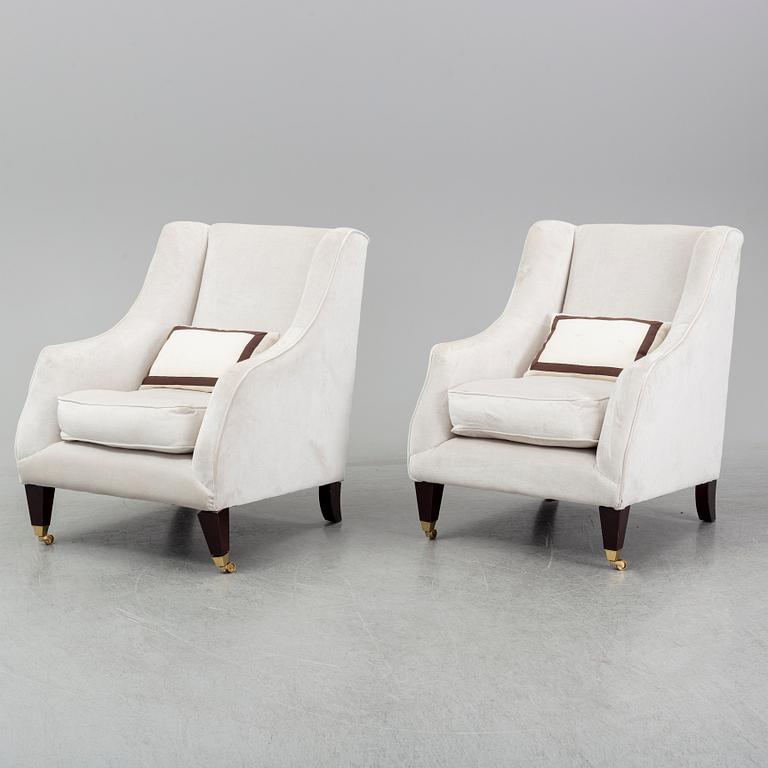 LAURA ASHLEY, FÅTÖLJER, ett par, 2000-tal.