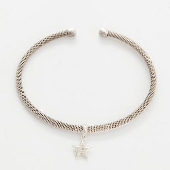 Tiffany & Co, rannekoru, "Somerset Star", sterling hopeaa.