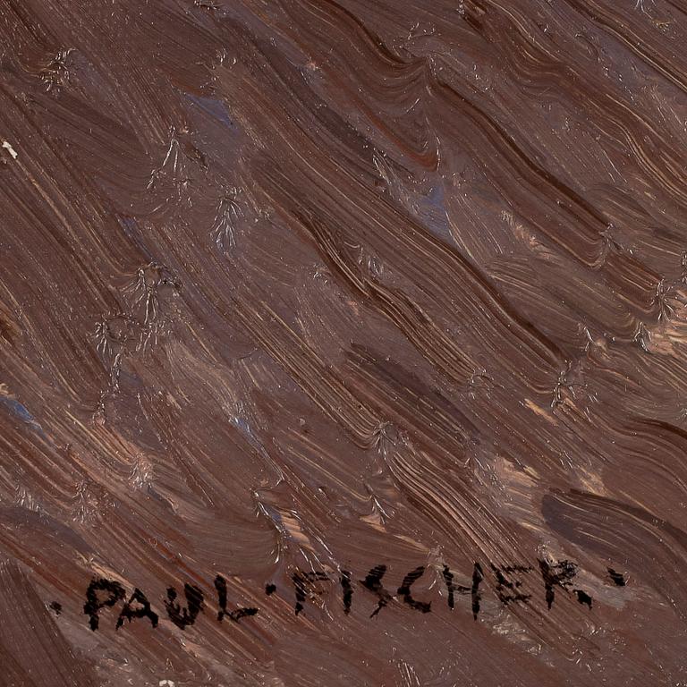 PAUL FISCHER (DANMARK), signerad Paul Fischer. Duk.