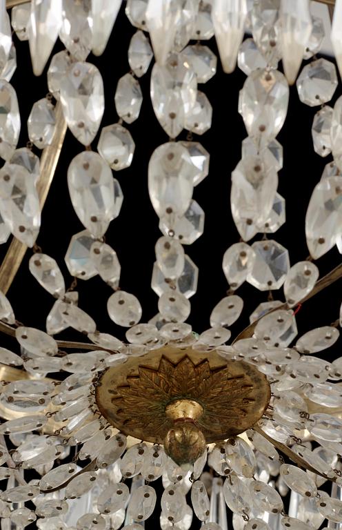 LJUSKRONA, empirestil, omkring sekelskiftet 1900. H tot 93.