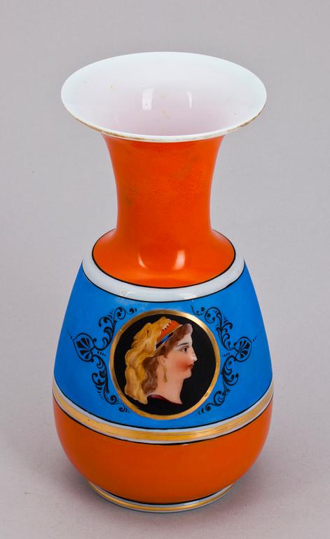 VAS, flussglas, senempire, 1800-talets mitt.