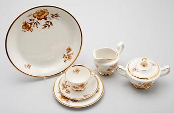 KAFFESERVIS, porslin, "Myrna", Arabia, 1900-talets mitt.